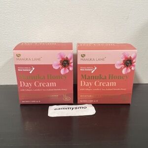 Manuka Lane Manuka Honey DAY CREAM, Collagen, Lanolin 1.69oz, x2